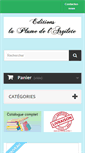 Mobile Screenshot of laplumedelargilete.com